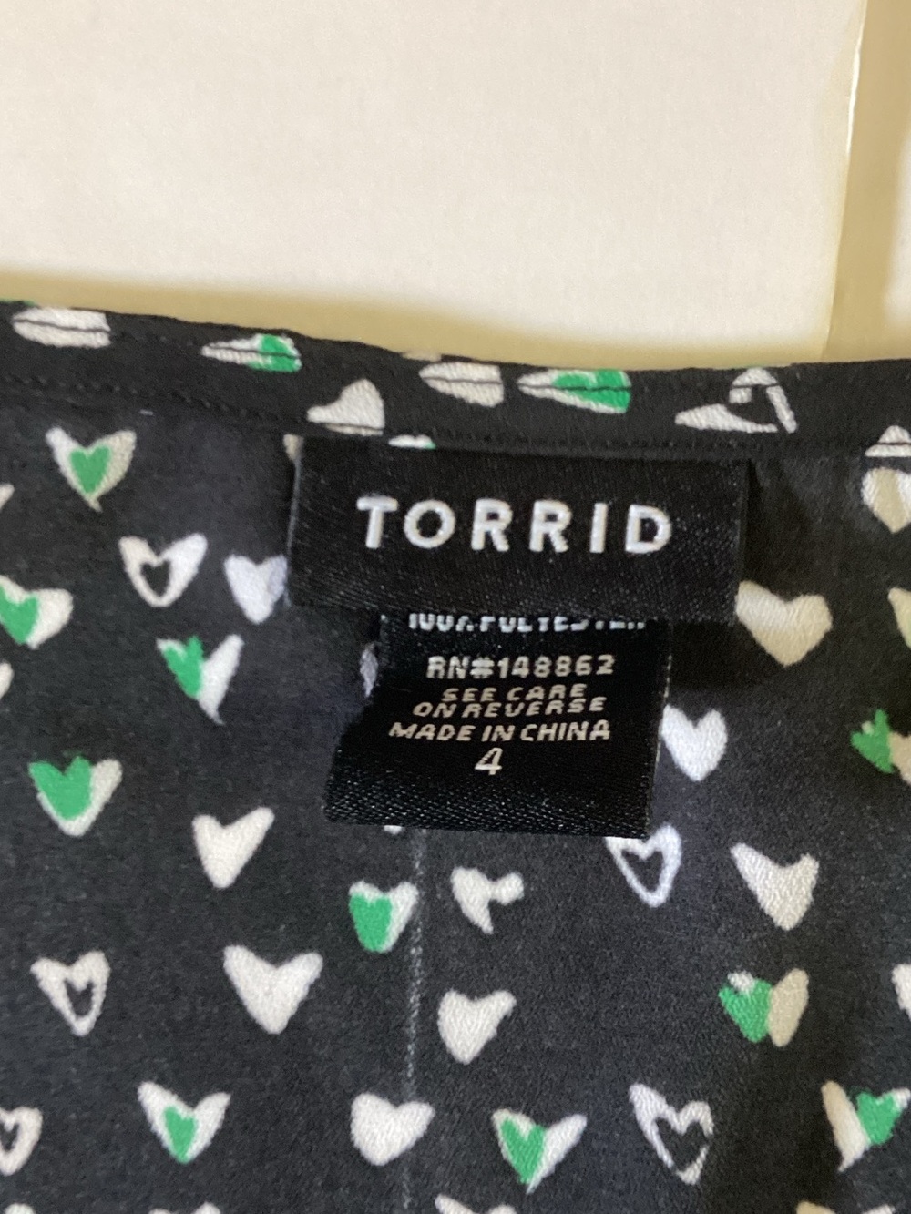 Torrid V-Neck Layered Sheer Sleeves Top